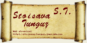Stoisava Tunguz vizit kartica